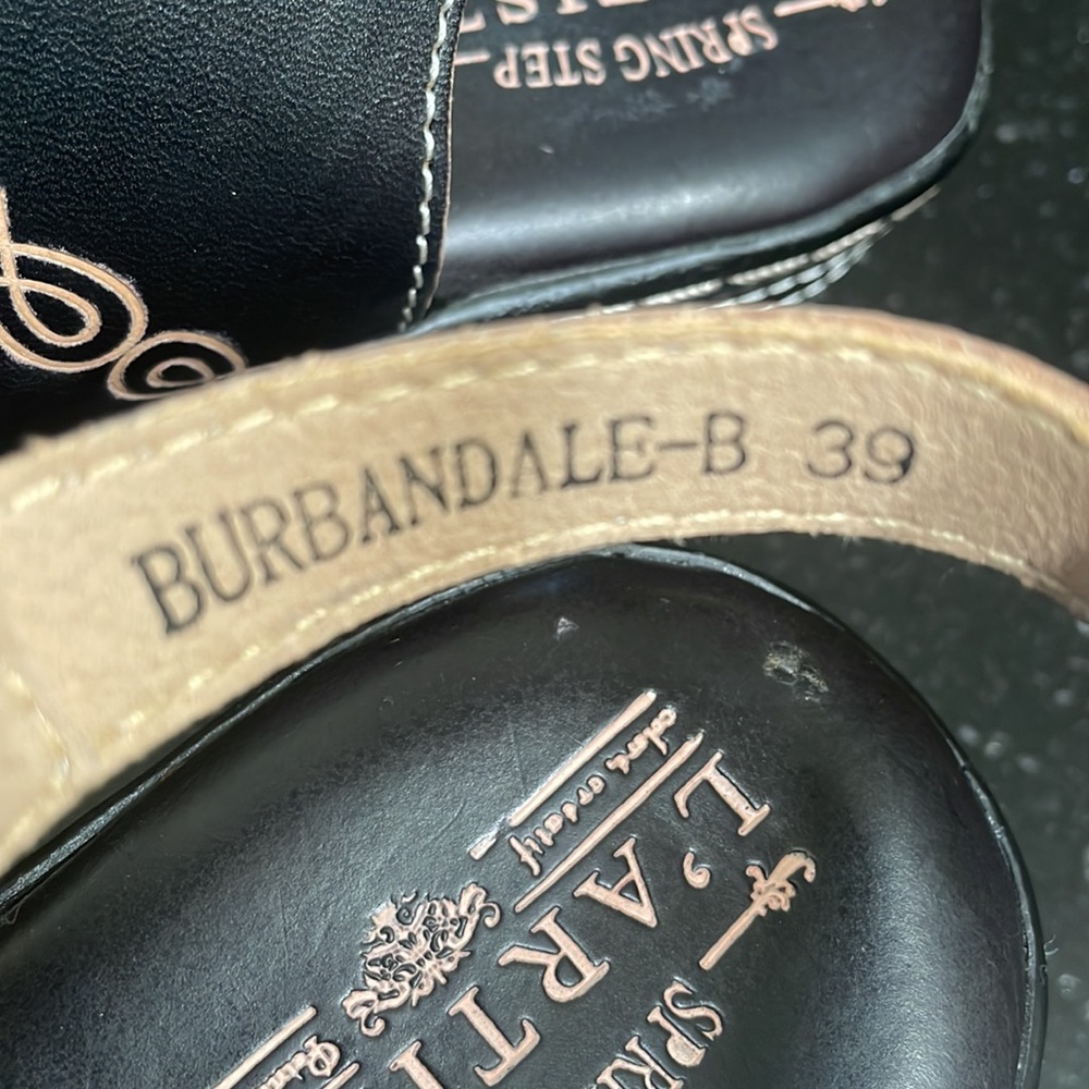 L’Artiste Burbandale Spring Step Sandals Size 39  8 1/2 - Picture 14 of 14